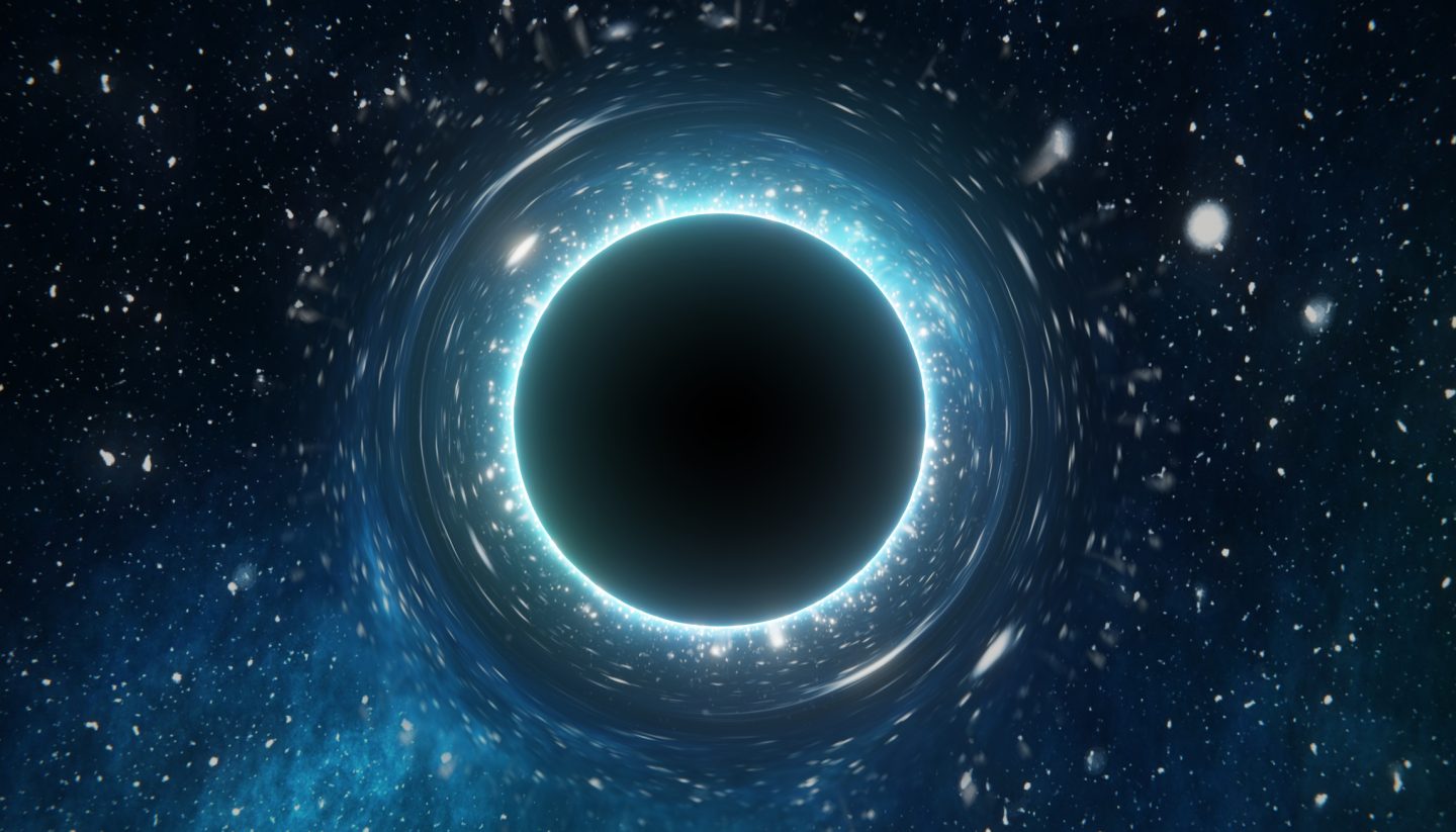 رصد اصطدام عظيم على وشك الحدوث بين اثنين من الثقوب السوداء الهائلة