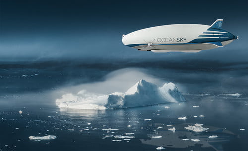 منطاد جديد يمكنه نقلك للقطب الشمالي بخمس الطاقة التي تستهلكها الطائرات