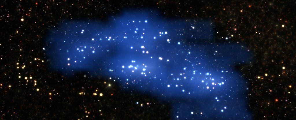 وجد الفلكيون عنقود مجرات مختبئًا في الكون الأولي