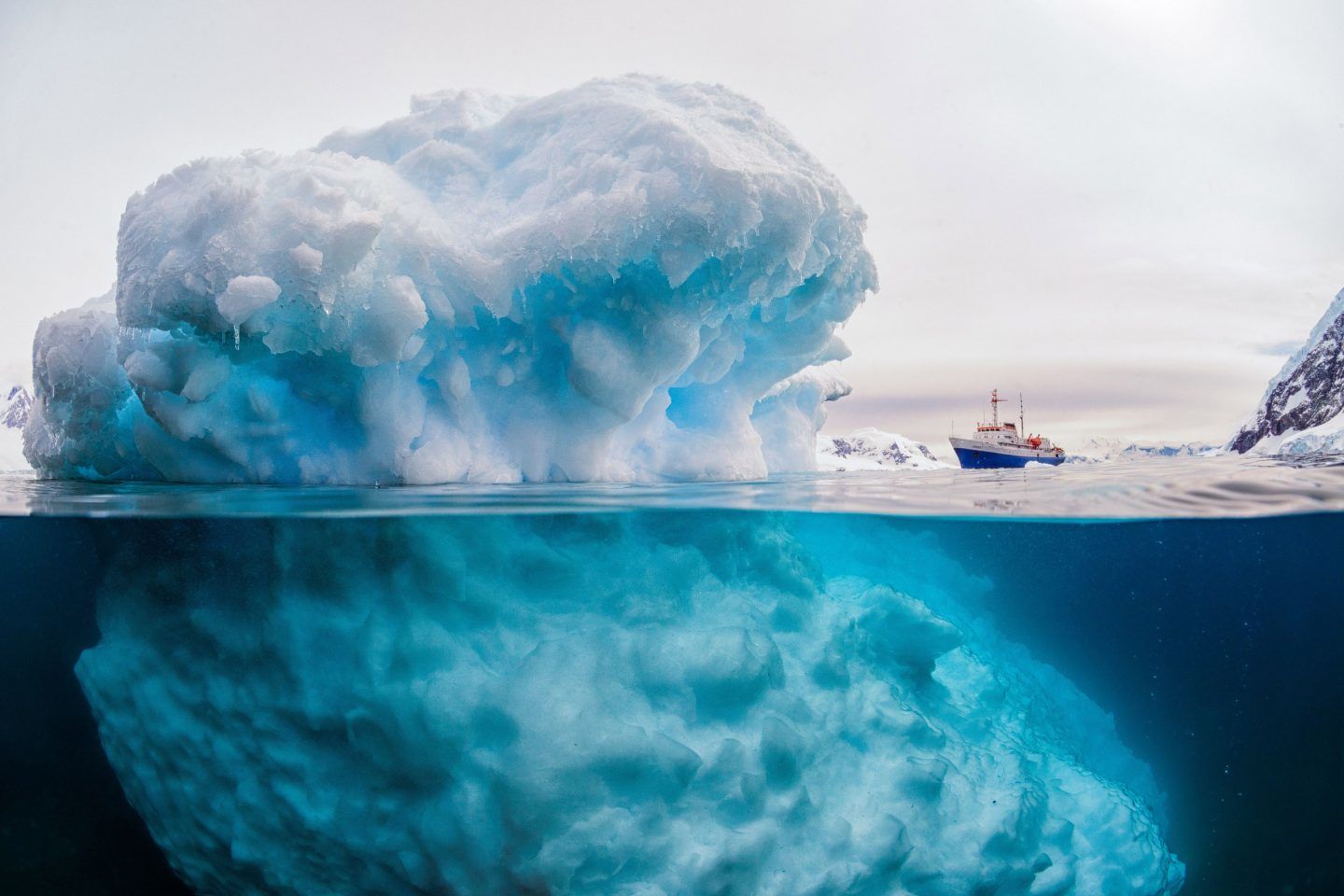 انفصال جبل جليدي ضخم عن القارة القطبية الجنوبية في مكان غير متوقع
