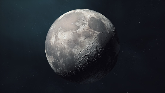 صور عالية الدقة لسطح القمر تم التقاطها باستعمال موجات راديوية من سطح الأرض