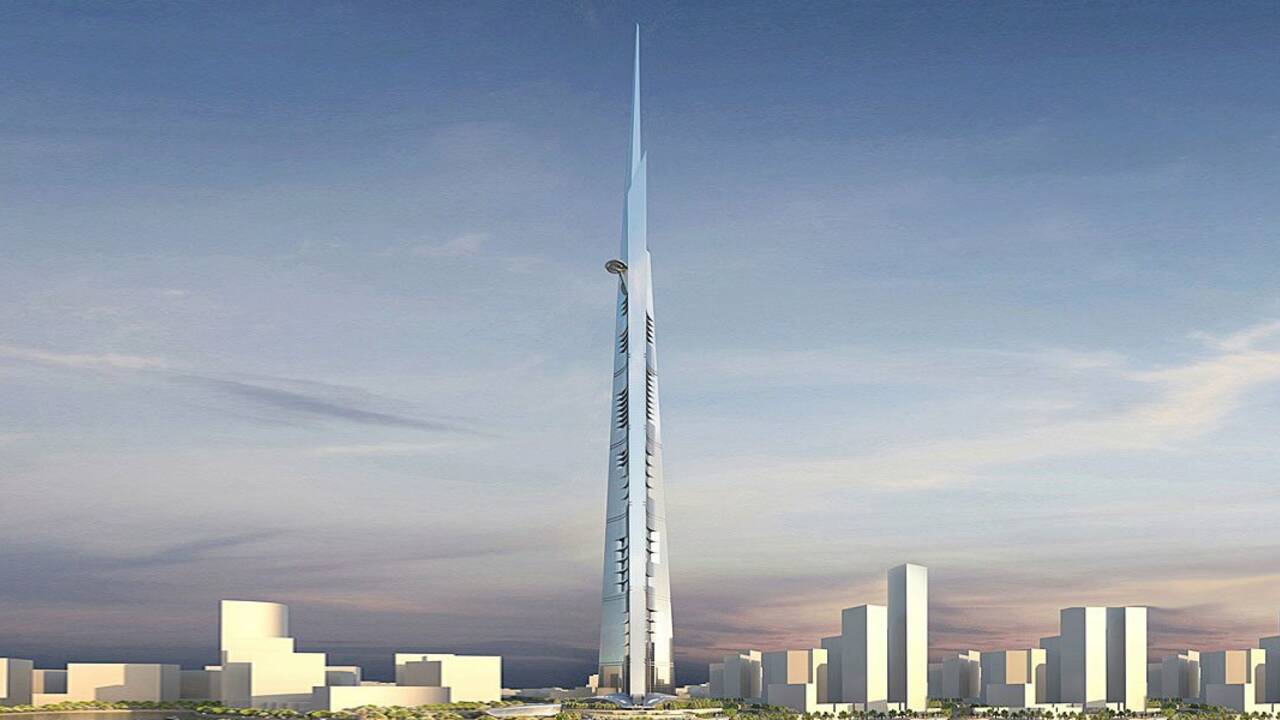 متى سينتهي بناء أطول برج في العالم (برج جدة)؟