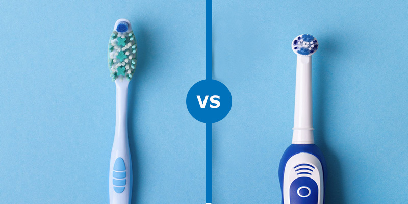 هل فرشاة الأسنان الكهربائية أفضل من اليدوية؟