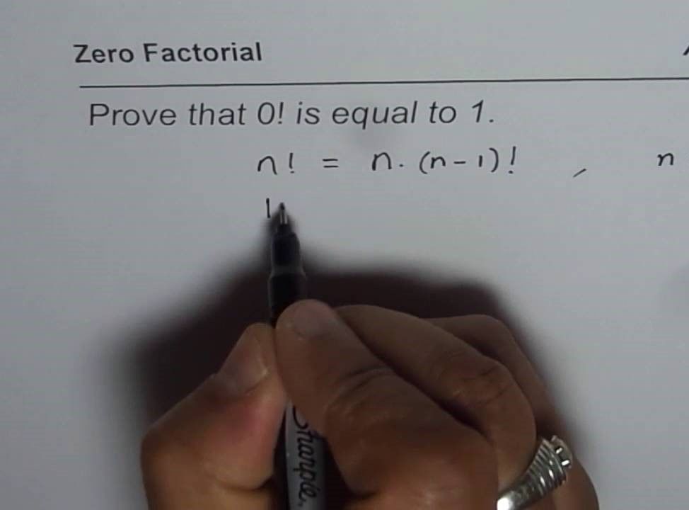 لماذا مضروب (Factorial) الرقم صفر يساوي واحد؟