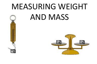 ما الفرق بين الكتلة والوزن وما هي وحدة قياس الكتلة