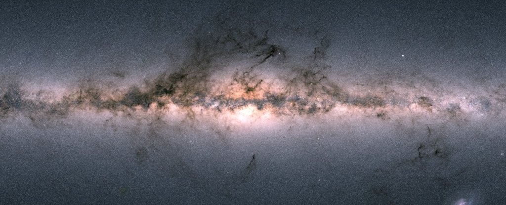 تيار واسع من النجوم المتدفقة دليل على التاريخ العنيف لمجرة درب التبانة - البيانات المستقاة من تلسكوب غايا لمسح خريطة مجرة درب التبانة