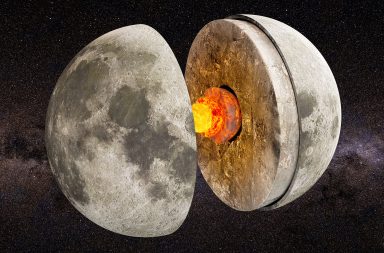 يأمل الباحثون أن يساعد بحث جديد على تسوية جدل طويل حول ما إذا كان لب القمر الداخلي صلبًا أم منصهرًا. المجال المغناطيسي القمر