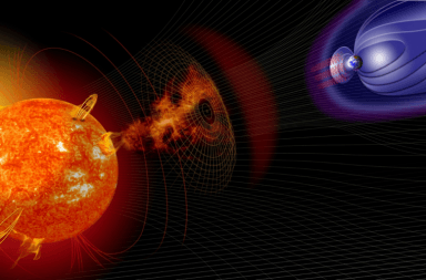 ما هو الطقس الفضائي وكيف يؤثر الطقس الفضائي على الأرض الأقمار الصناعية الرياح الشمسية الإشعاعات من الشمس الحقل المغناطيسي