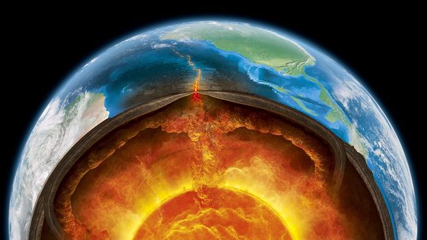 دراسة تتوقع وجود محيط عملاق داخل الأرض، على عمق مئات الكيلومترات