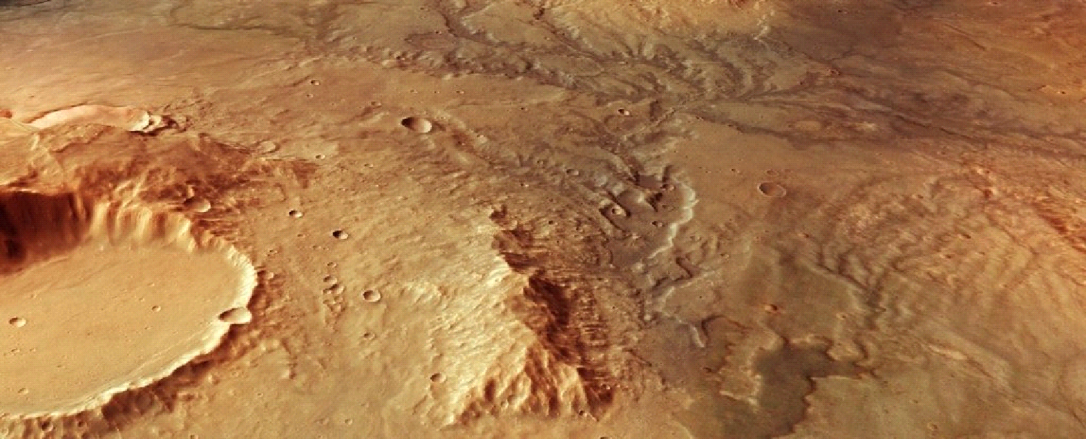 دليل على تواجد شبكة أنهار قديمة على سطح المريخ