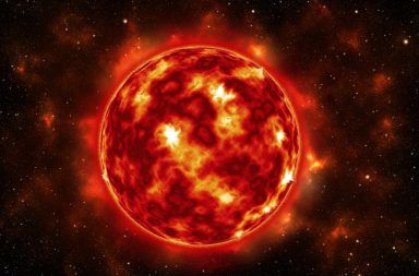ما هي الأقزام الحمراء كيق يتكون النجم الأحمر نهاية الأقزام الحمراء كيف يتشكل النجم الأحمر الفضاء الفلك الشمس نجوم باردة حرارة سطح النجم