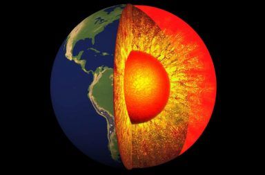 مكونات نواة الأرض مم تتكون النواة الغطاء الوشاح القشرة الأرضية النواة الخارجية لب الأرض القشرة السطحية للأرض الحقل المغناطيسي للأرض