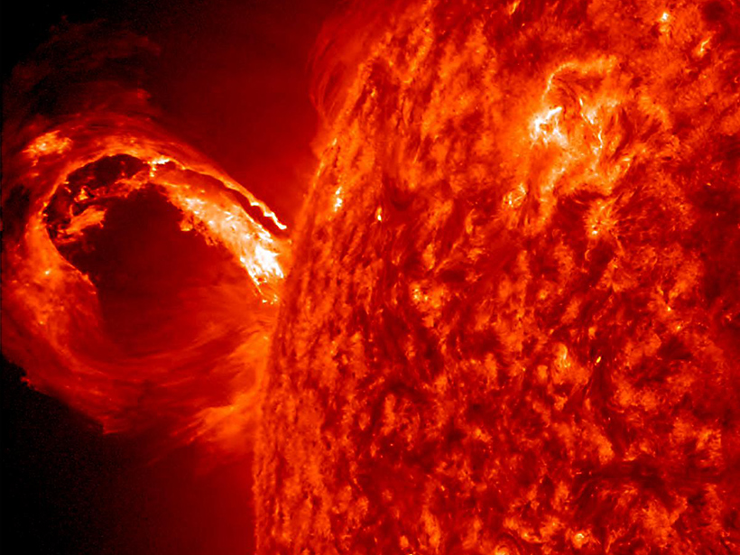 انفجار شمسي عظيم ربما تسبب في وجود الحياة على سطح الأرض