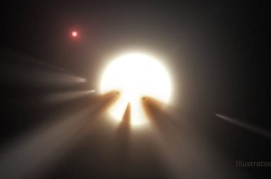 رصد جرم غريب يؤثر في سطوع نجمه - رصد الفلكيون جسمًا غريبًا في الفضاء مليء بالغبار، يتسبب في تعتيم نجمه بنسبة تصل إلى 75%.
