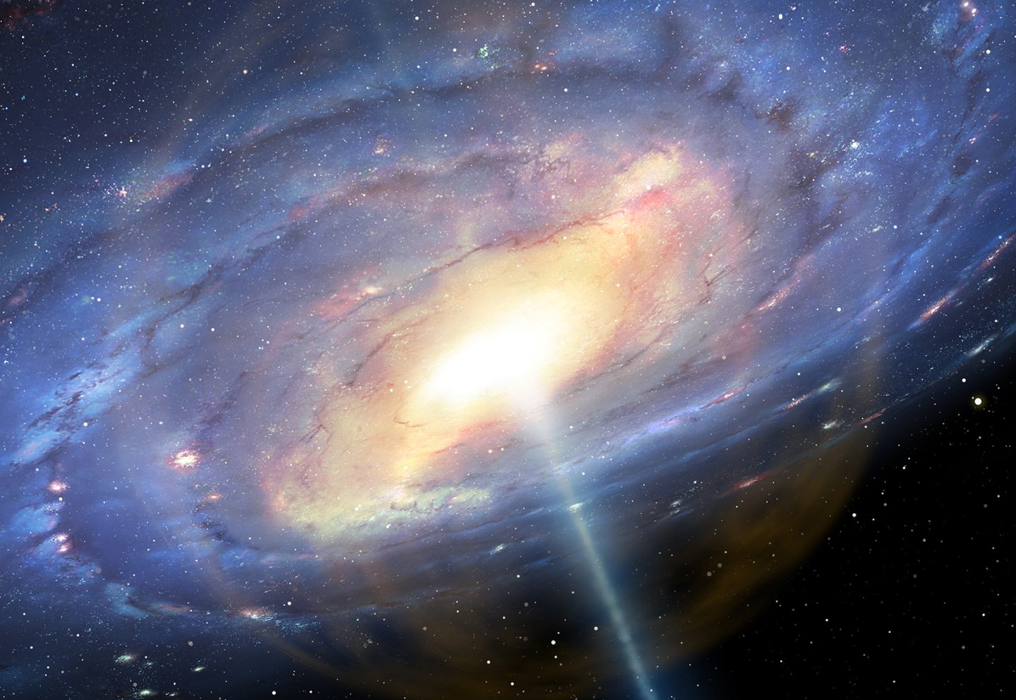 ملاحظة جسم غامض يُسحب داخل الثقب الأسود في مجرتنا