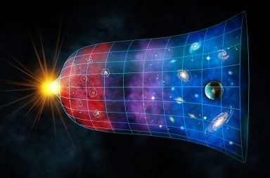 يعلم الباحثون أن الكون يتمدد بسبب الانزياح الأحمر، وهو تمدد الطول الموجي للضوء باتجاه طرف الطيف الأشد احمرارًا. ما سبب توسع الكون