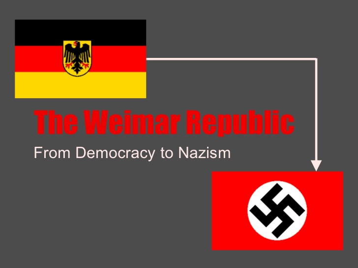 جمهورية فايمار - الحكومة الألمانية بين عامي 1919 و1933 - الحكومة الألمانية التي امتدت بين نهاية الحرب العالمية الأولى حتى قيام النازية