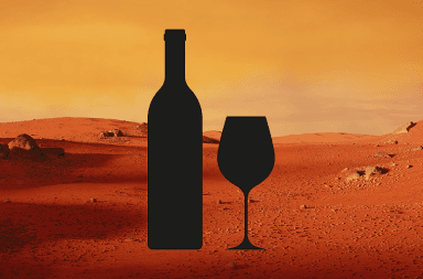 النبيذ على المريخ